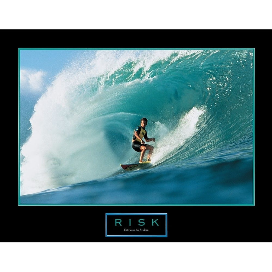 Risk - Surfer Poster Print by Unknown Unknown F101542 Image 1