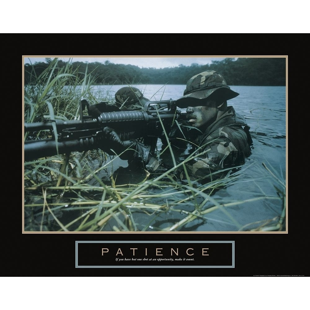 Patience - Sniper Poster Print by Unknown Unknown F101878 Image 1