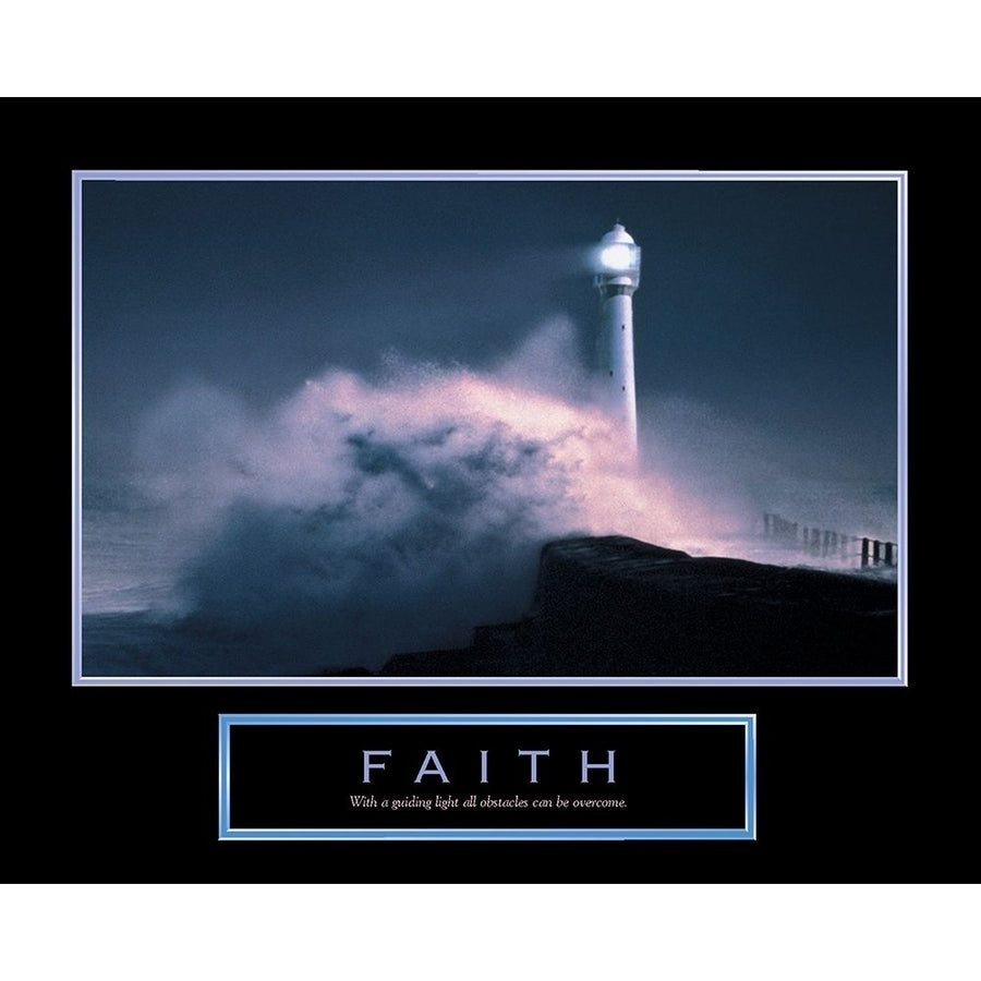 Faith - Lighthouse Poster Print by Unknown Unknown F101550 Image 1