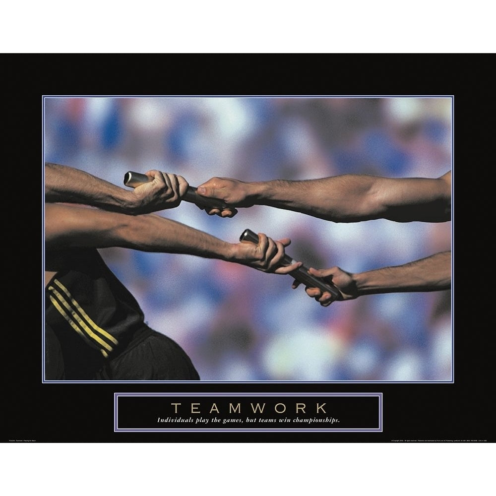 Teamwork - Track and Field Poster Print by Unknown Unknown Image 1