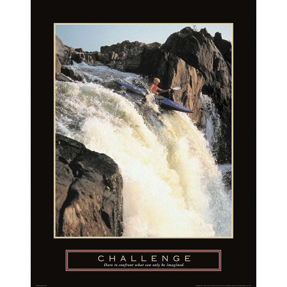 Challenge - Kayak Poster Print by Unknown Unknown Image 1