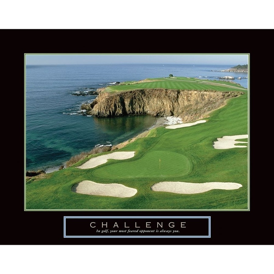 Challenge - Golf by the Sea Poster Print by Frontline Frontline Image 1