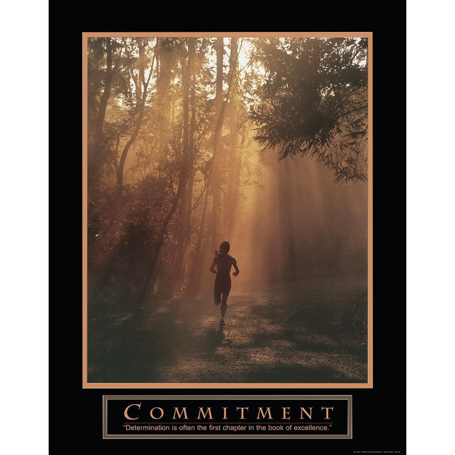 Commitment - Runner Poster Print by Unknown Unknown Image 1