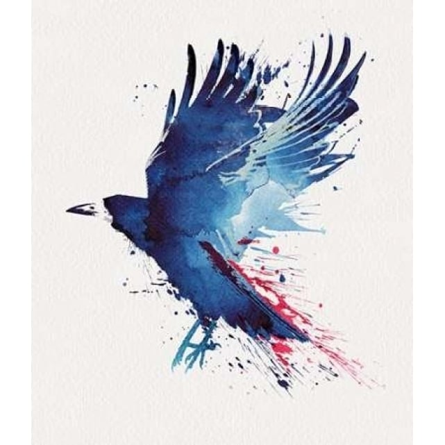 Bloody Crow Poster Print by Robert Farkas Image 2