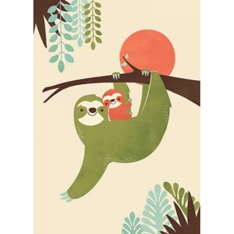 Mama Sloth Poster Print by Jay Fleck Image 1