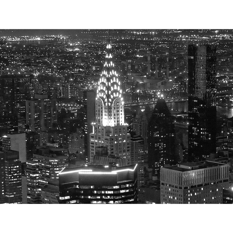 Night View of the Chrysler Building Poster Print by Giovanni Gagliardi Image 1