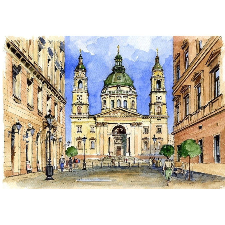 Budapest Chapel Poster Print by Ronald Bolokofsky FAS1381 Image 1