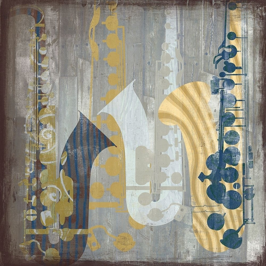 Sax Poster Print by David Fischer   FIS68M Image 1