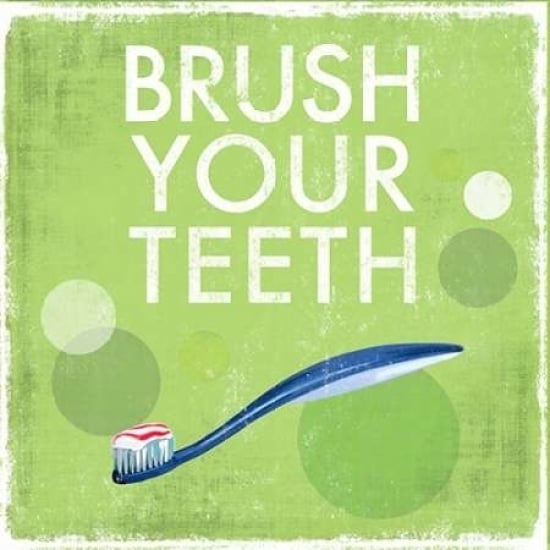 Brush your Teeth Poster Print by Drako Fontaine - Item PDXFON08MLARGE Image 2