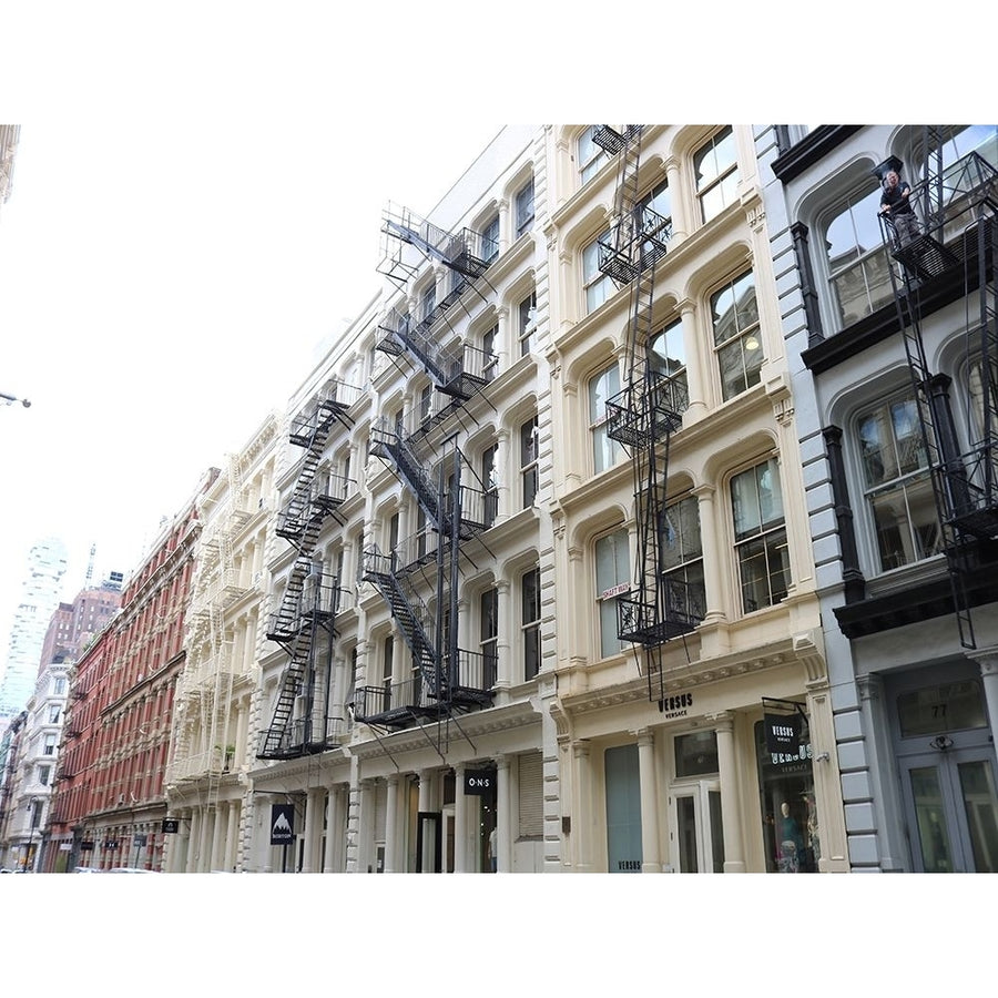 Houses Soho Newyork Poster Print by Stephanie Frances Image 1