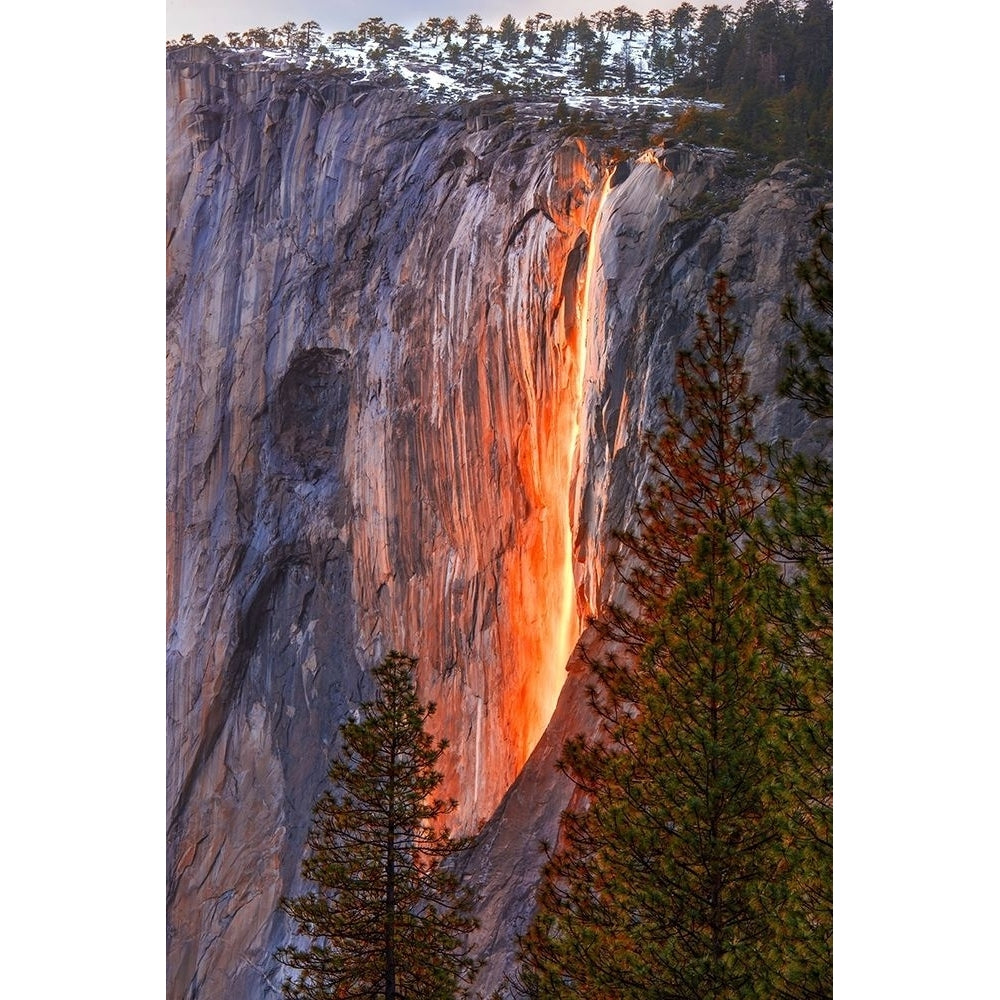 Horsetail Fall Poster Print by John Gavrilis Image 1