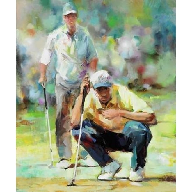 Golfer Poster Print by Willem Haenraets Image 2