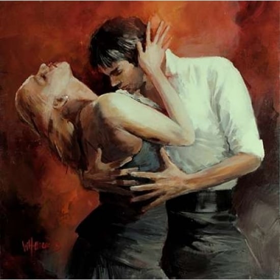 Tango Passion Poster Print by Willem Haenraets Image 1