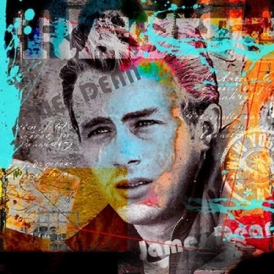 James Dean Poster Print by Micha Baker Image 1