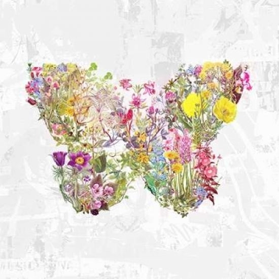 Floral butterfly Poster Print by Teis Albers Image 2