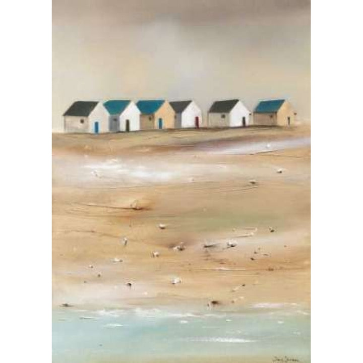 Beach cabins III Poster Print by Jean Jauneau Image 1