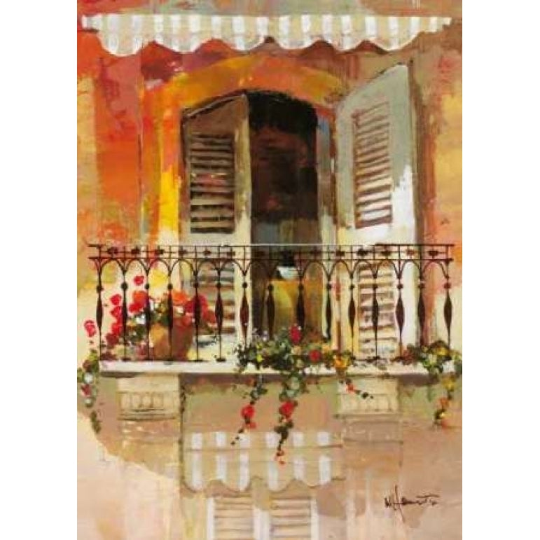 Balcony I Poster Print by Willem Haenraets Image 1