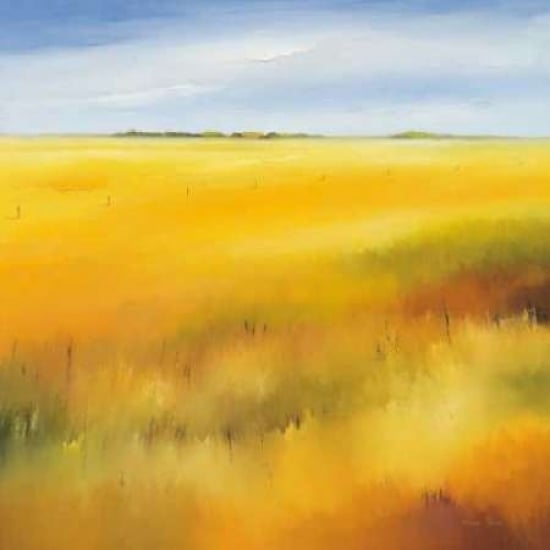 Yellow field II Poster Print by Hans Paus Image 1