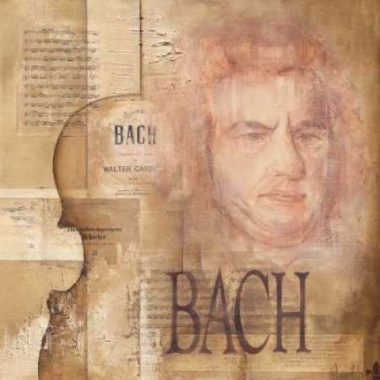 A tribute to Bach Poster Print by Marie-Louise Oudkerk Image 2