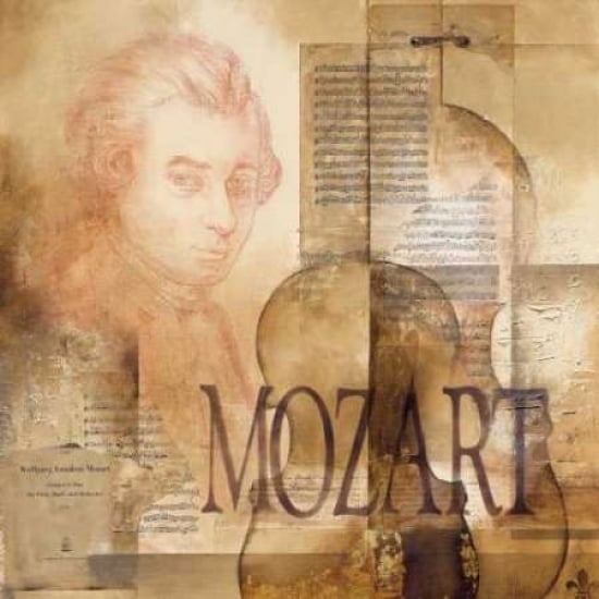 A tribute to Mozart Poster Print by Marie-Louise Oudkerk Image 2