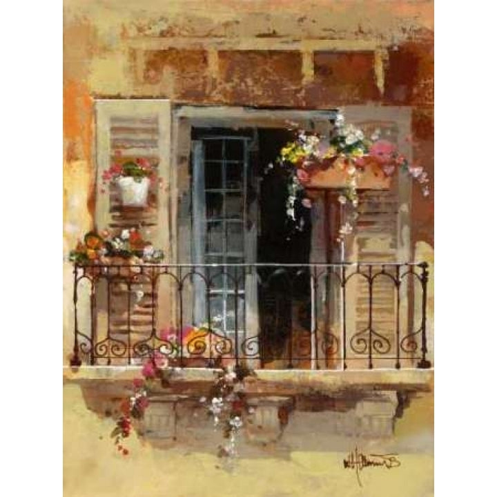 Balcony IV Poster Print by Willem Haenraets Image 1