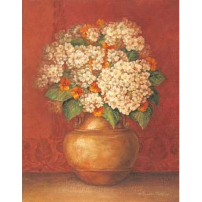 Tuscan Hydrangeas Poster Print by Pamela Gladding Image 1