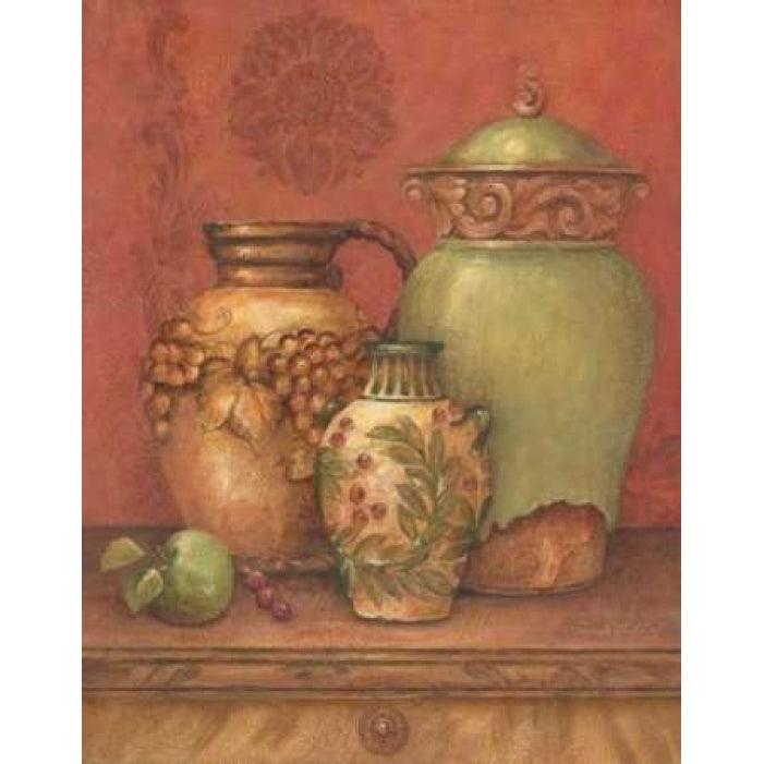 Tuscan Urns II Poster Print by Pamela Gladding Image 1