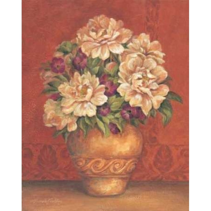 Tuscan Peonies Poster Print by Pamela Gladding Image 2