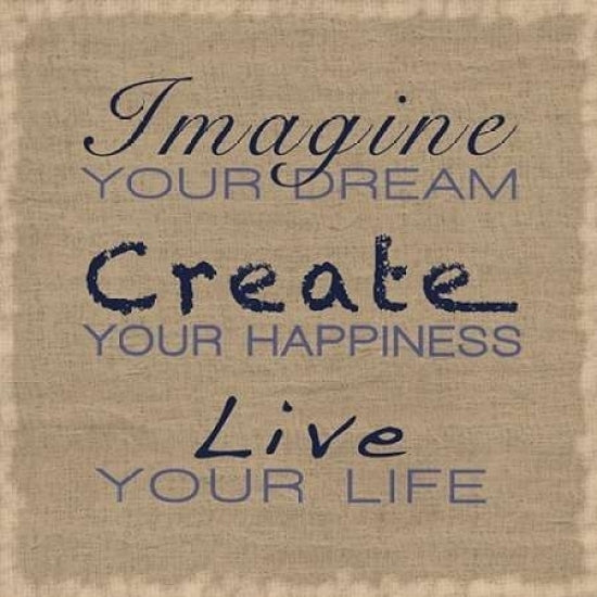 Imagine Your Dream Poster Print by Lauren Gibbons Image 1