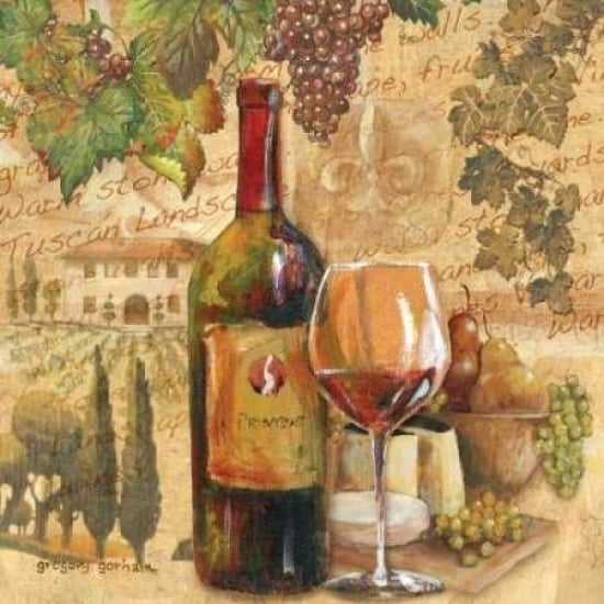 Tuscan Harvest Poster Print by Gregory Gorham Image 1