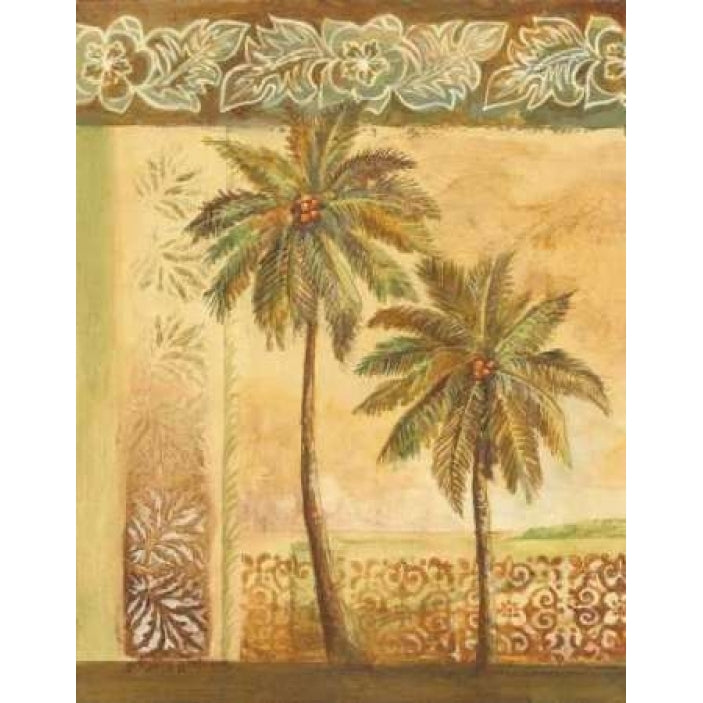 Palm Trees I Poster Print by Gregory Gorham Image 1