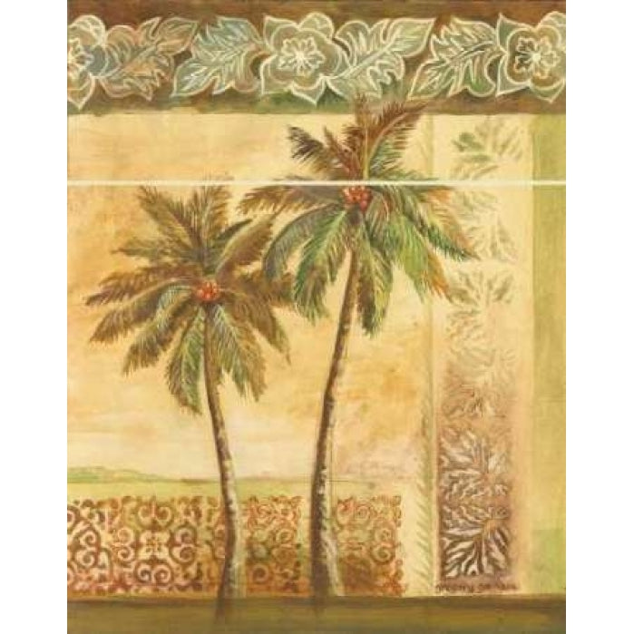 Palm Trees II Poster Print by Gregory Gorham Image 2