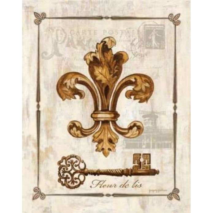 Fleur de Lis Poster Print by Gregory Gorham Image 1