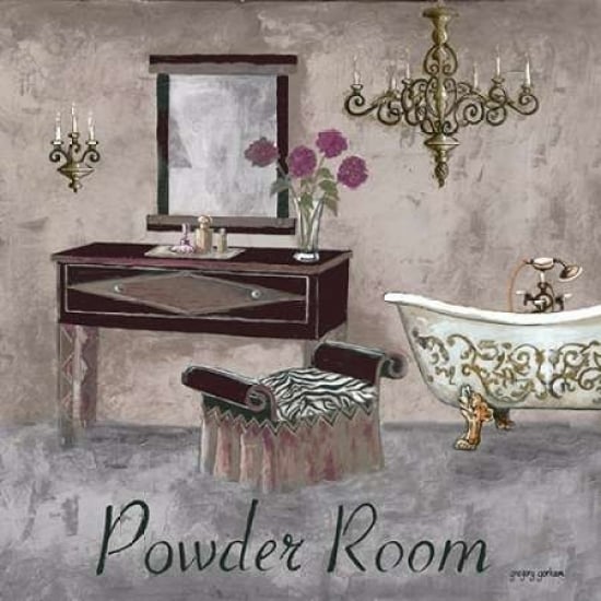 Powder Room Poster Print by Gregory Gorham Image 1