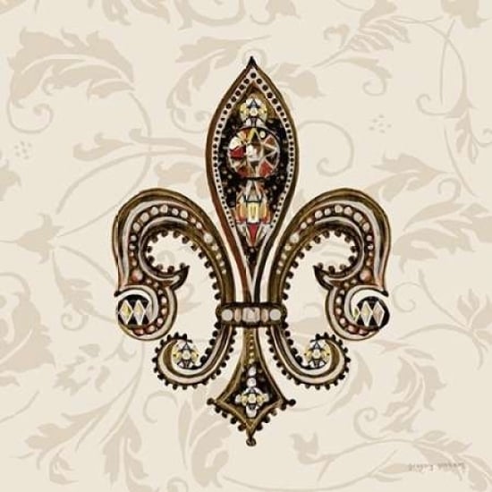 Fleur de Lis Motif II Poster Print by Gregory Gorham Image 1