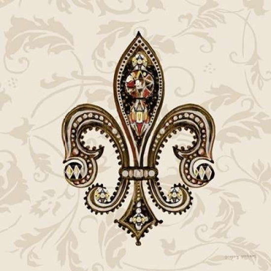 Fleur de Lis Motif II Poster Print by Gregory Gorham Image 2