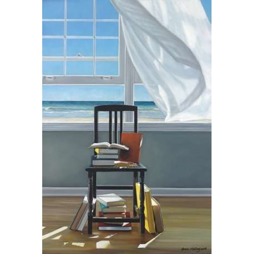 Beach Scholar Poster Print by Karen Hollingsworth Image 2