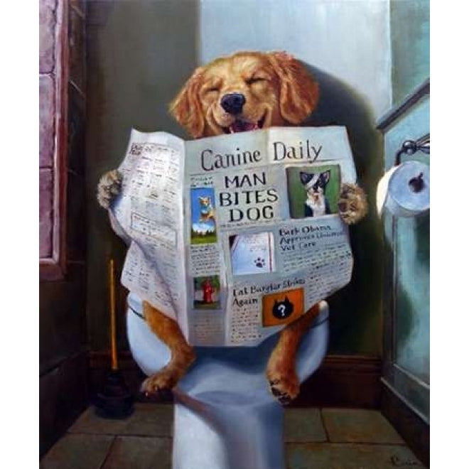 Dog Gone Funny Poster Print by Lucia Heffernan Image 1