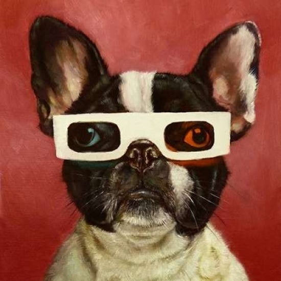 3D Dog Poster Print by Lucia Heffernan Image 2