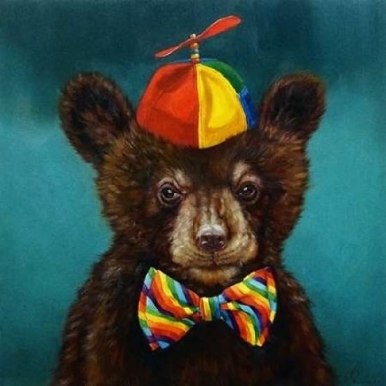 Baby Bear Poster Print by Lucia Heffernan Image 2