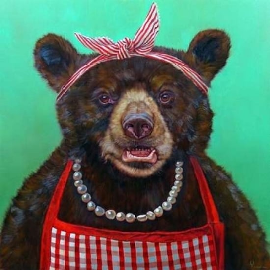 Mama Bear Poster Print by Lucia Heffernan Image 1