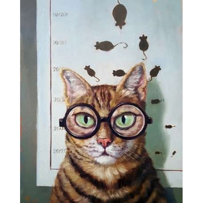 Feline Cat Exam Poster Print by Lucia Heffernan Image 1