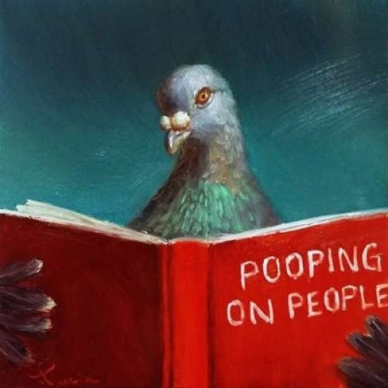 Pooping on People Poster Print by Lucia Heffernan Image 1