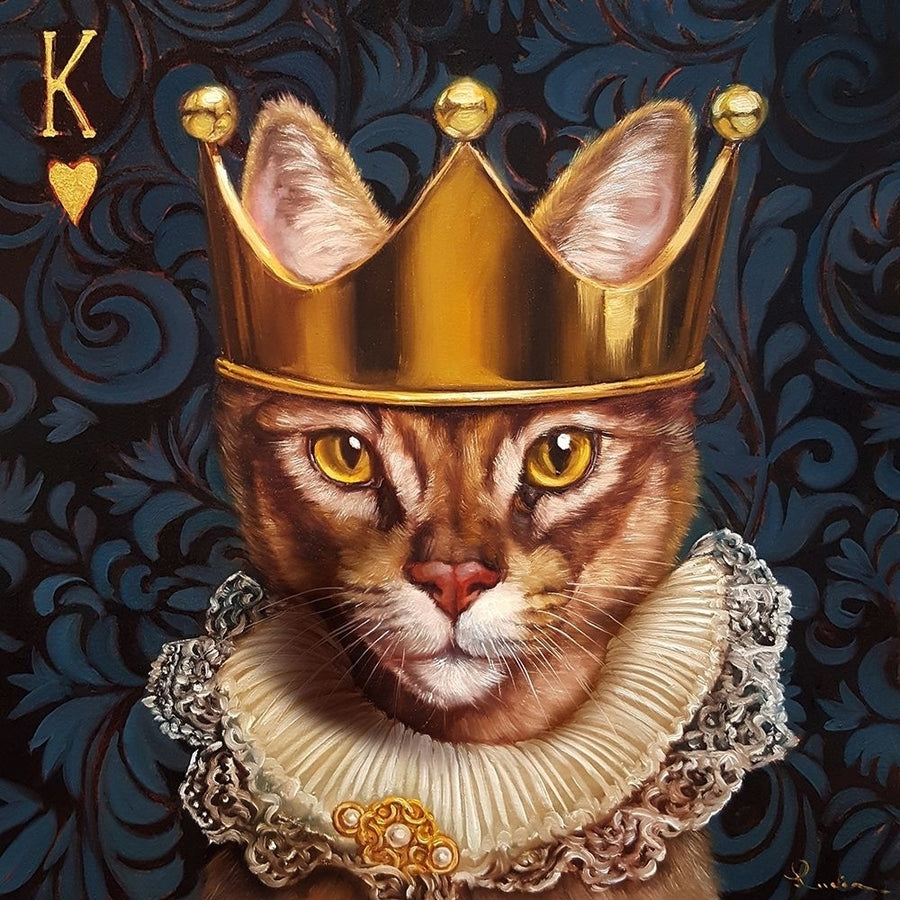 King Of Hearts Poster Print by Lucia Heffernan Image 1