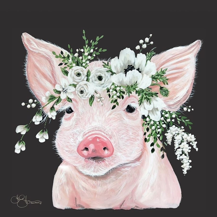 Poppy the Pig Poster Print by Hollihocks Art Hollihocks Art HH154 Image 1