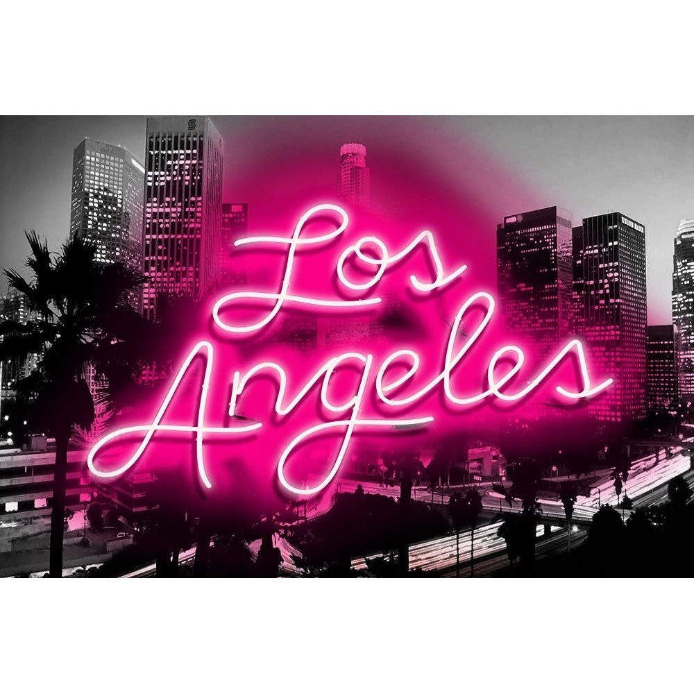 Neon Los Angeles PB Poster Print by Hailey Carr HR116130 Image 1