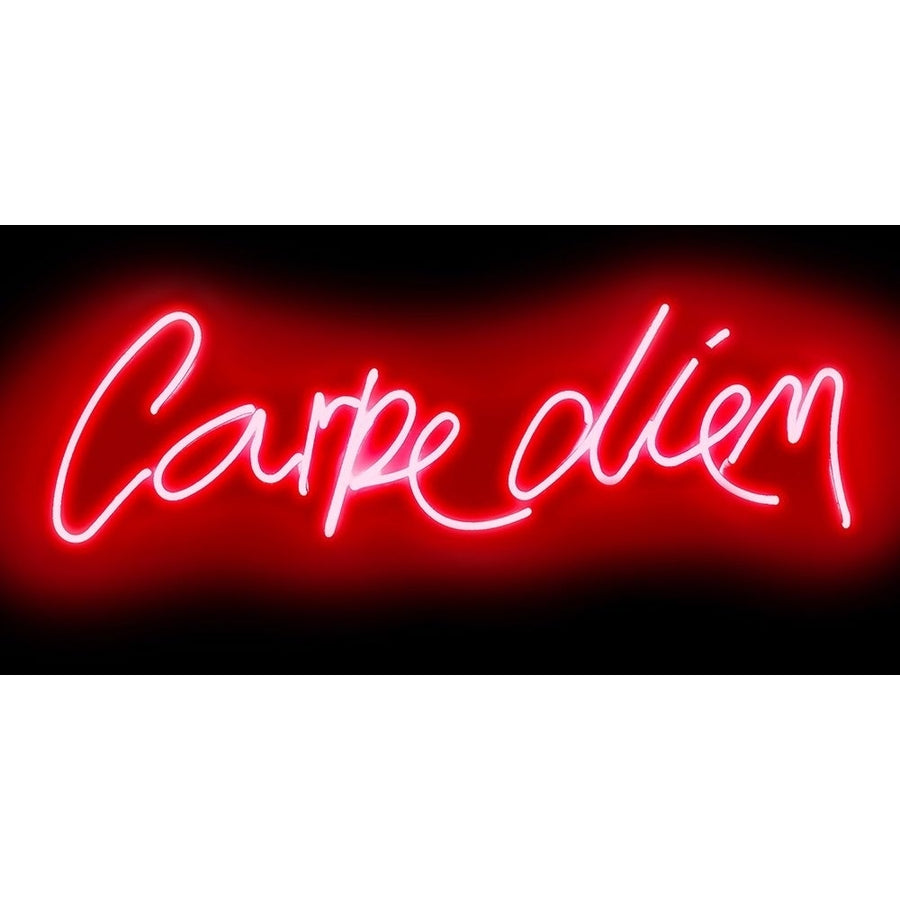 Neon Carpe Diem RB Poster Print by Hailey Carr HR116185 Image 1