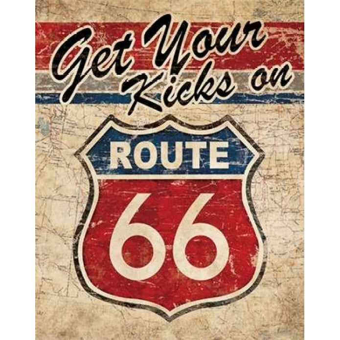 Route 66 II Poster Print by N Harbick Image 1