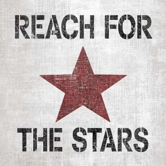 Reach for Stars Sq Poster Print by N Harbick Image 1