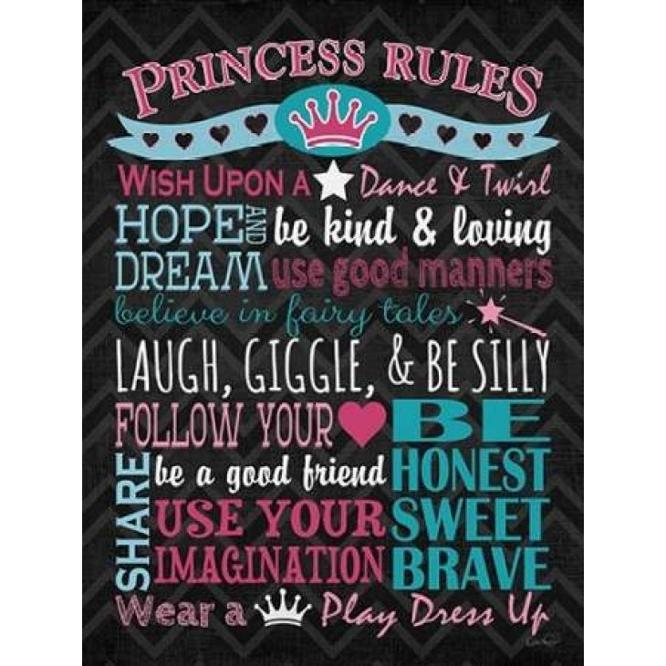 Princess Rules Poster Print by N. Harbick Image 2